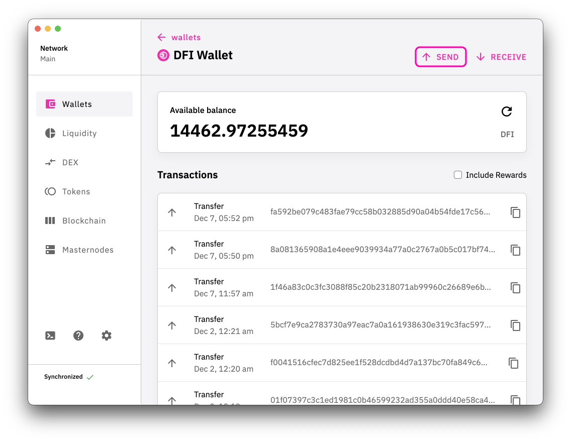 Defichain App How-To – Defichain